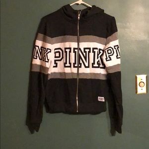 Pink! Zip up hoodie